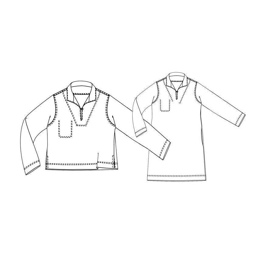 Merchant & Mills - Francine Top & Dress Pattern - Default - gatherhereonline.sbs