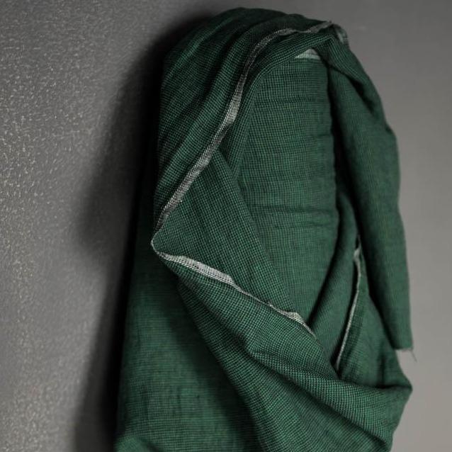 Merchant & Mills - Frontier Emerald Black, EU Linen/Cotton - - gatherhereonline.sbs