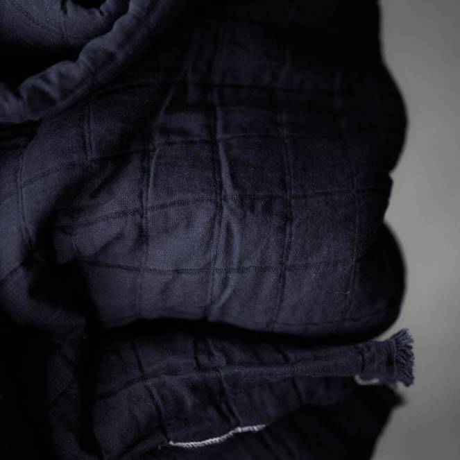 Merchant & Mills - Jacquard Square Cotton, Quink Indigo Blue - - gatherhereonline.sbs