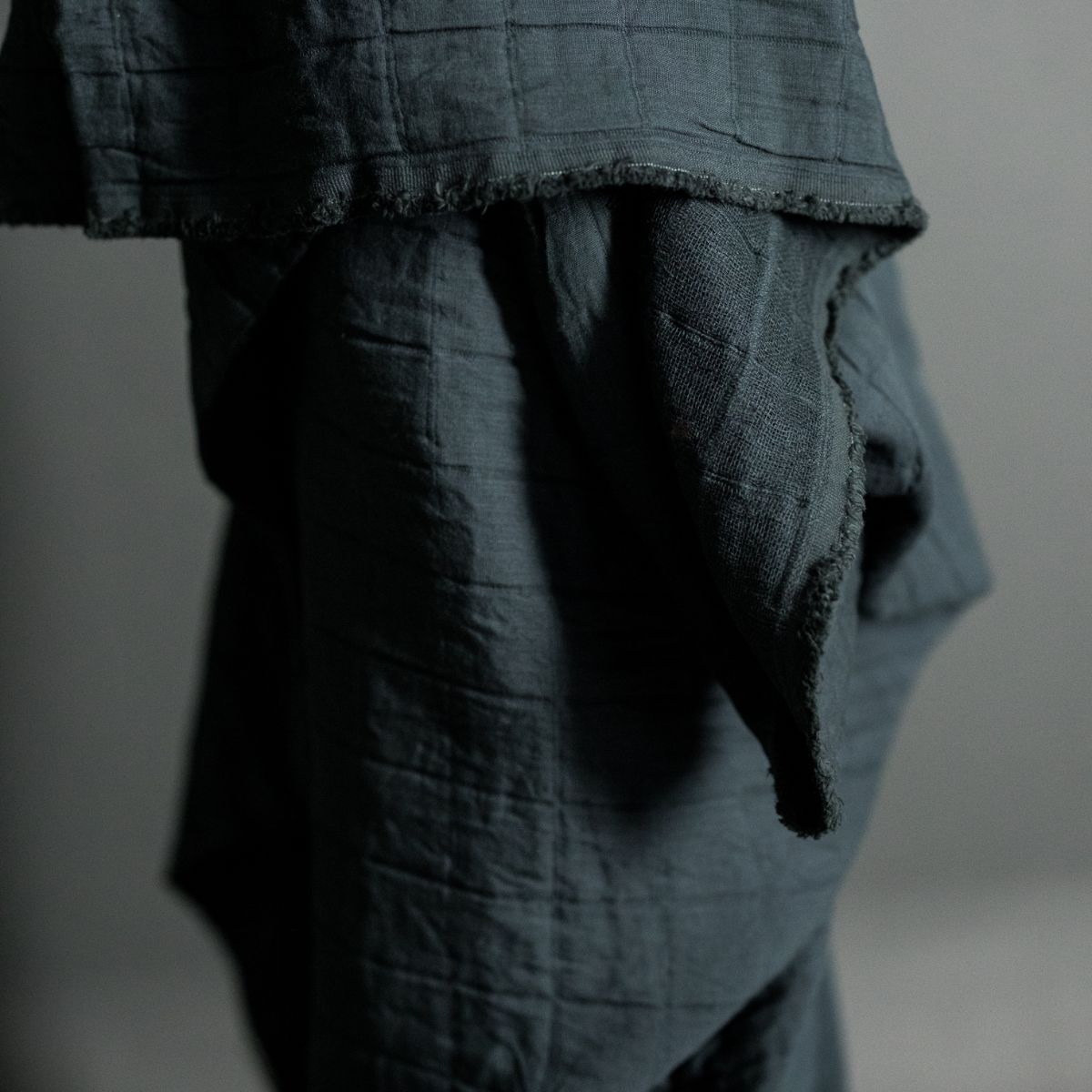 Merchant & Mills-Jacquard Square Quilted Cotton, Moody Blue-fabric-gather here online
