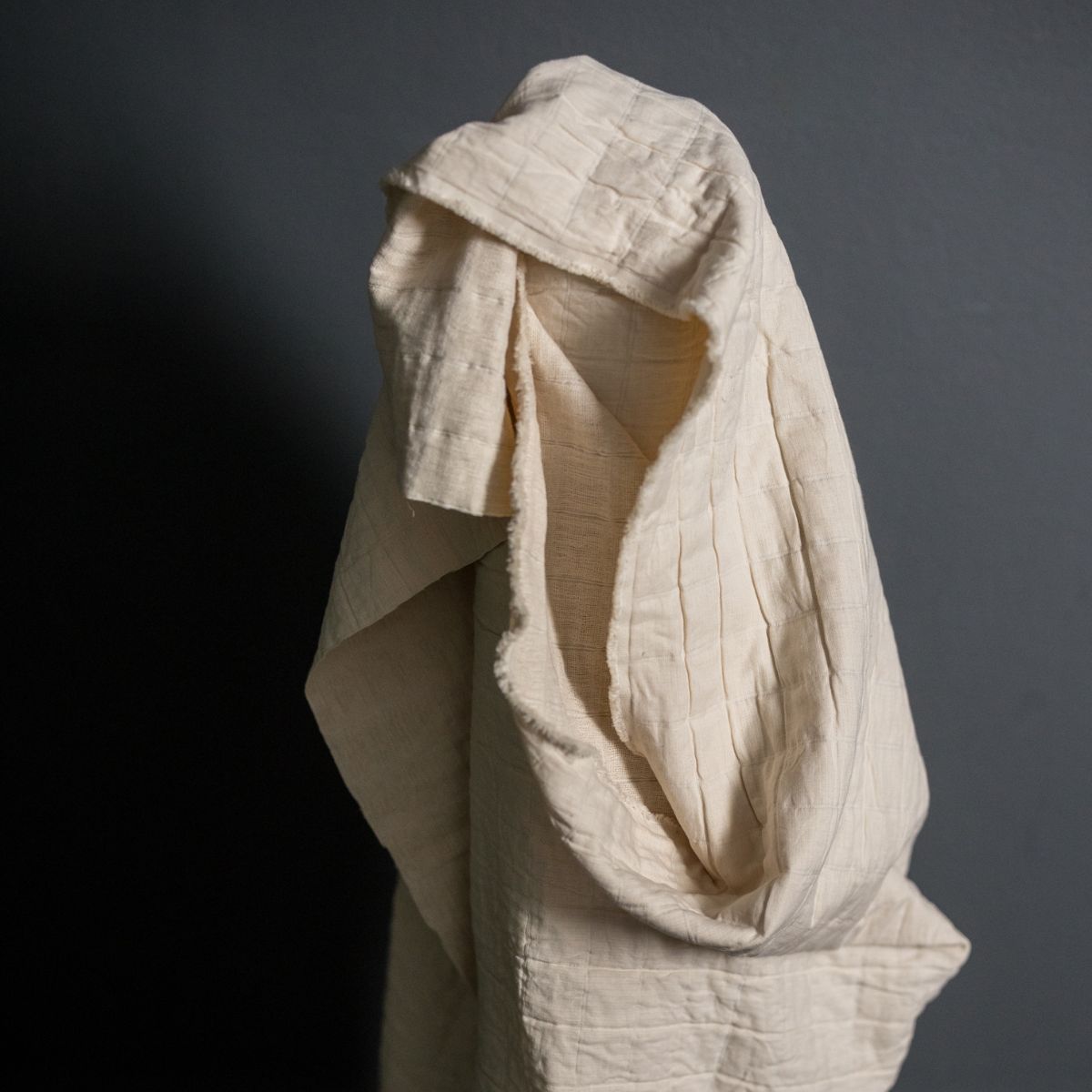 Merchant & Mills-Jacquard Square Quilted Cotton, Natural-fabric-gather here online