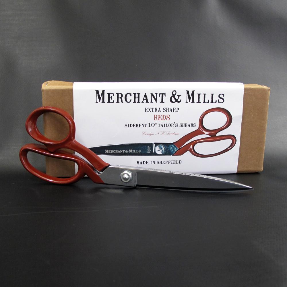 Merchant & Mills - Red 10" Tailor Shears - Default - gatherhereonline.sbs