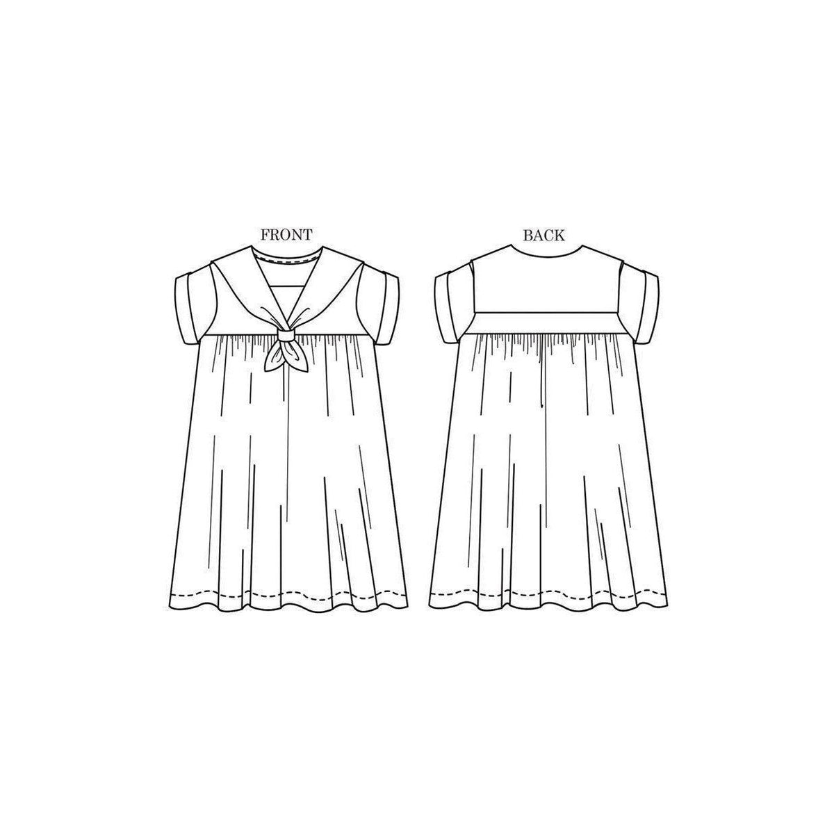 Merchant & Mills - Skipper Child's Dress Pattern - Default - gatherhereonline.sbs