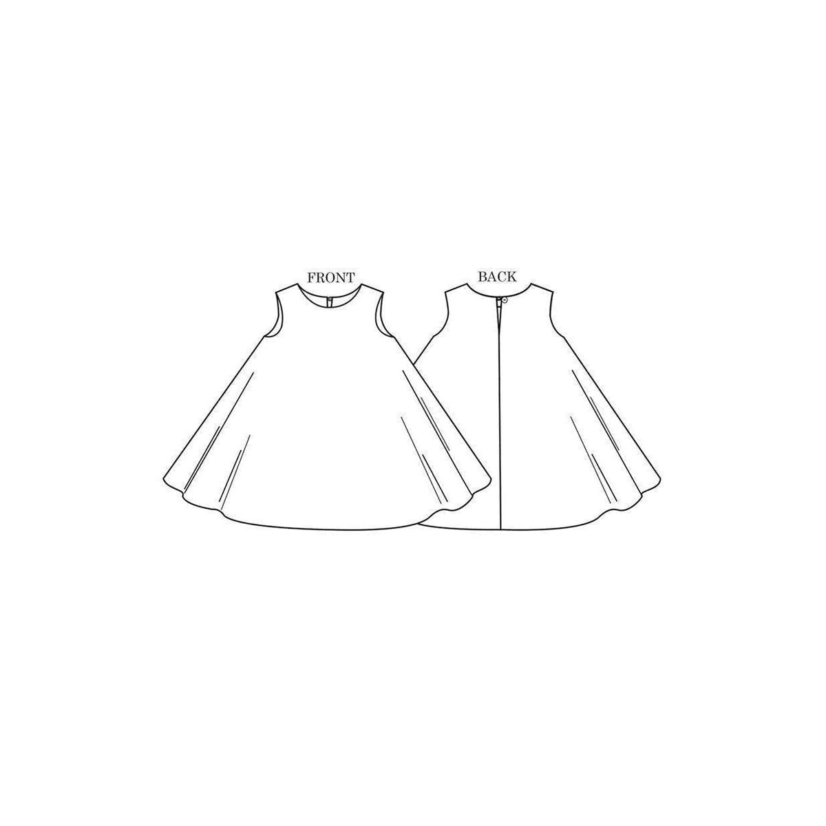 Merchant & Mills - Trapezette Child's Dress Pattern - Default - gatherhereonline.sbs