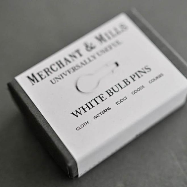 Merchant & Mills - White Bulb Pins - - gatherhereonline.sbs