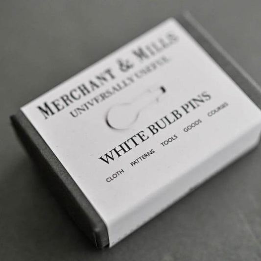 Merchant & Mills - White Bulb Pins - - gatherhereonline.sbs