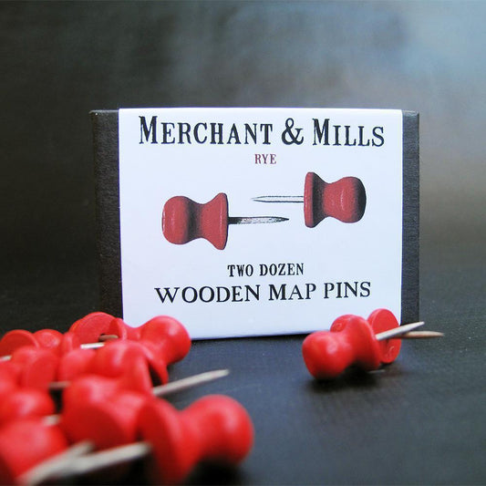 Merchant & Mills - Wood Map Pins - Default - gatherhereonline.sbs