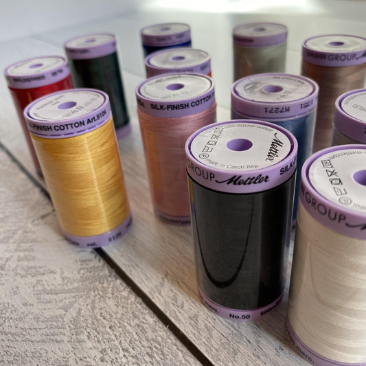 Mettler - 500m Mettler Cotton Thread to match - - gatherhereonline.sbs