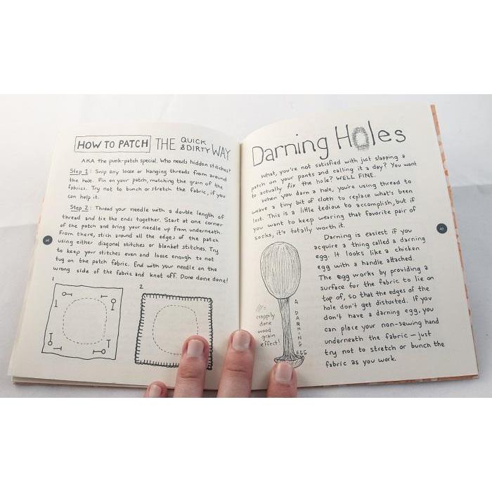 Microcosm Publishing-Fix Your Clothes: The Sustainable Magic of Mending, Patching, and Darning-book-gather here online