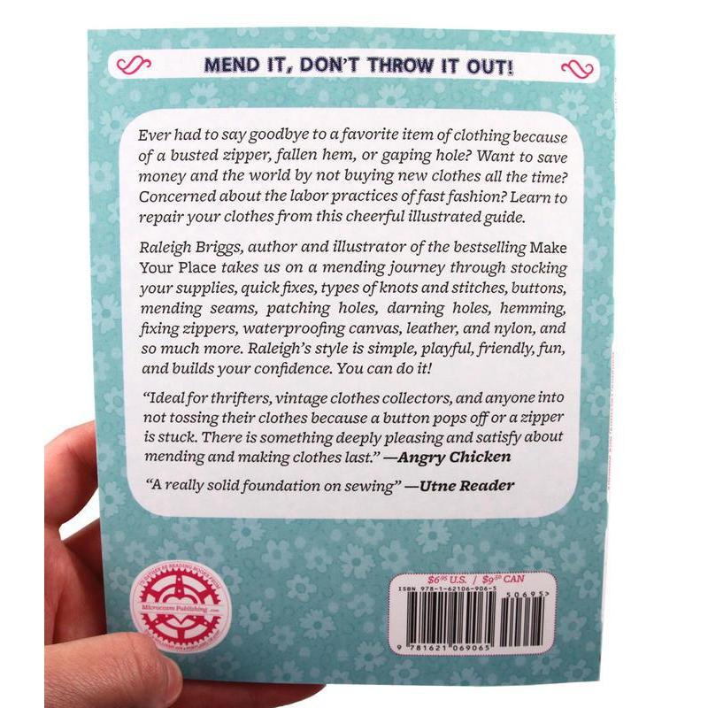 Microcosm Publishing-Fix Your Clothes: The Sustainable Magic of Mending, Patching, and Darning-book-gather here online