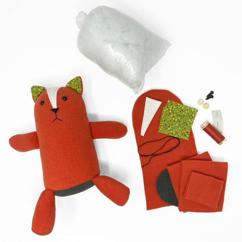 Mr. Sogs Creatures-Woodland Creature Sewing Kit - Fox-sewing kit-gather here online