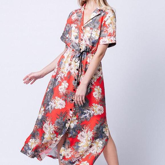 Named Clothing-Reeta Midi Shirt Dress Pattern-sewing pattern-Default-gather here online