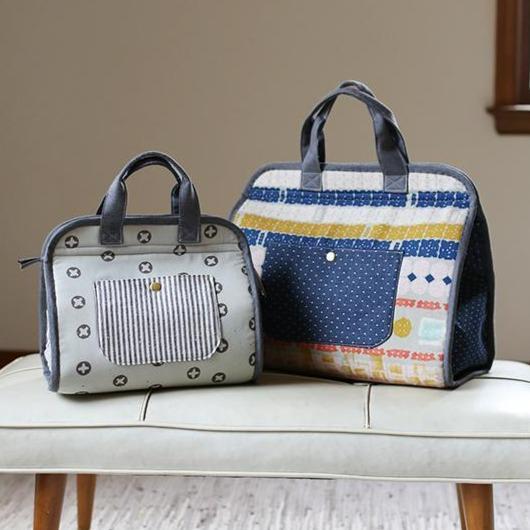 Noodlehead-Maker's Tote Pattern-sewing pattern-gather here online