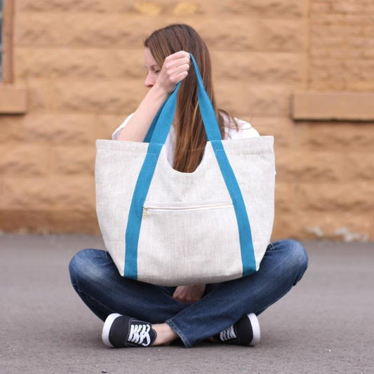 Noodlehead-Poolside Tote Pattern - Noodlehead-sewing pattern-gather here online