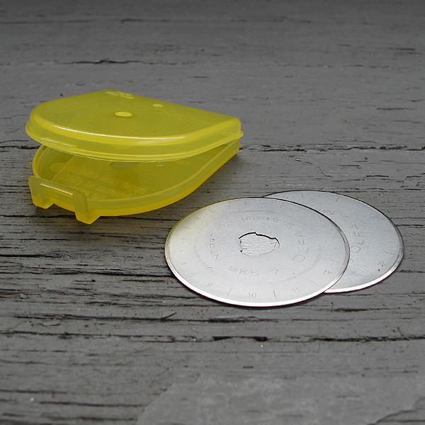 Olfa - Rotary Cutter Blades 45mm - 2 pack - Default - gatherhereonline.sbs