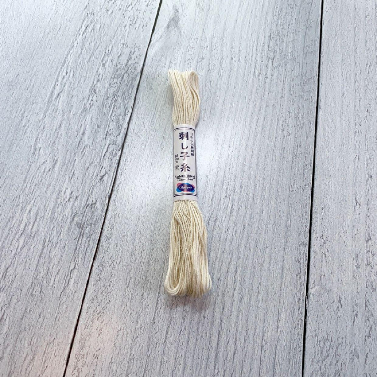 Olympus - Sashiko Thread - 02 Off White - gatherhereonline.sbs