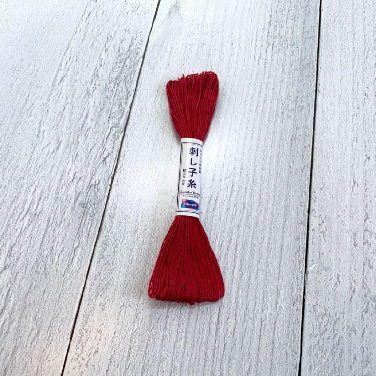 Olympus - Sashiko Thread - 12 Rose Red - gatherhereonline.sbs