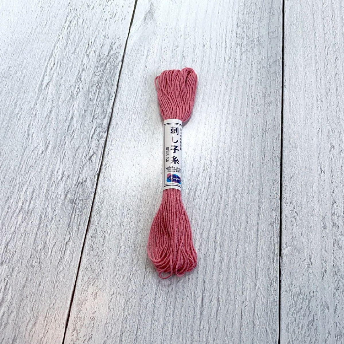 Olympus - Sashiko Thread - 13 Rose Pink - gatherhereonline.sbs