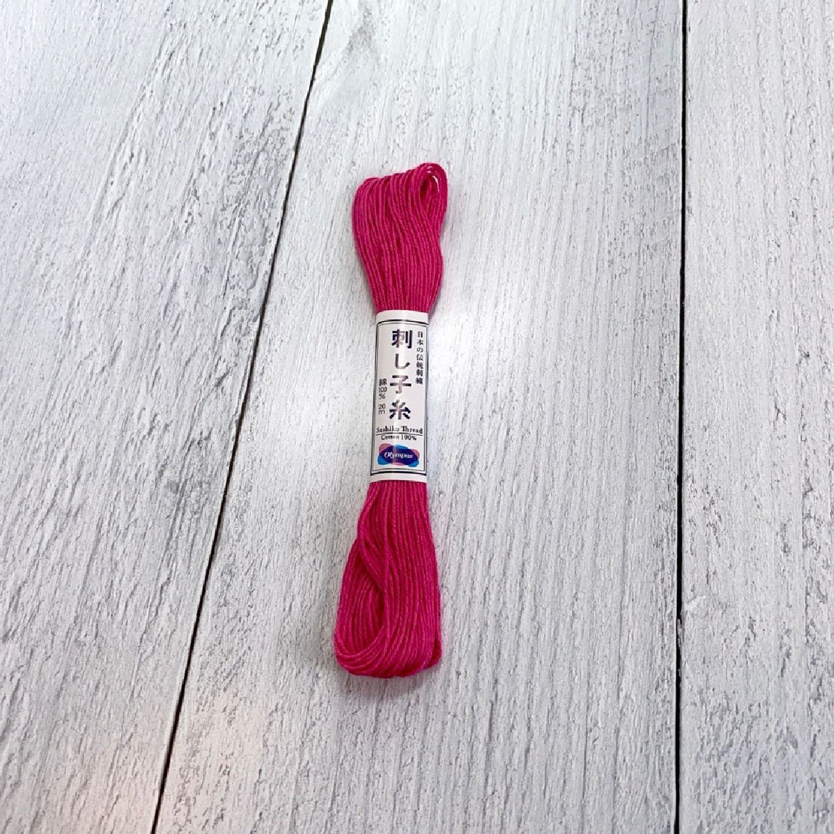 Olympus - Sashiko Thread - 21 Hot Pink - gatherhereonline.sbs