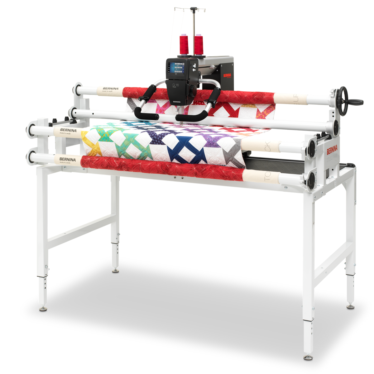 BERNINA-Q16 PLUS-sewing machine-5' Studio Frame-gather here online