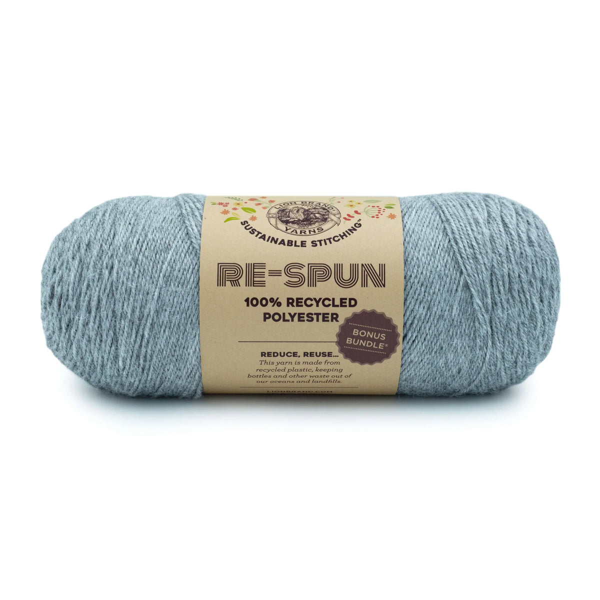 Lion Brand Yarns-Re-Spun Bonus Bundle-yarn-Silver-gather here online