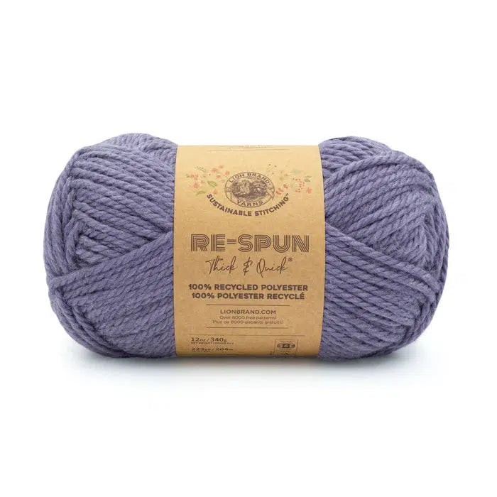 Lion Brand Yarns-Re-Spun Thick & Quick-yarn-Acai-gather here online