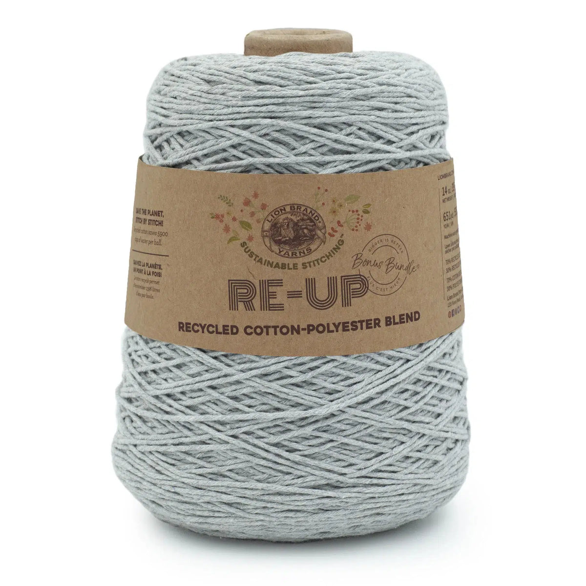 Lion Brand Yarns-Re-Up Bonus Bundle Yarn-yarn-Silver-gather here online