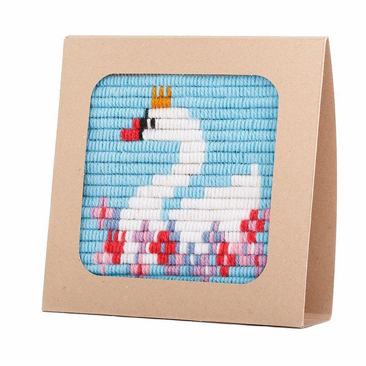 SOZO - Swan embroidery kit with frame - - gatherhereonline.sbs