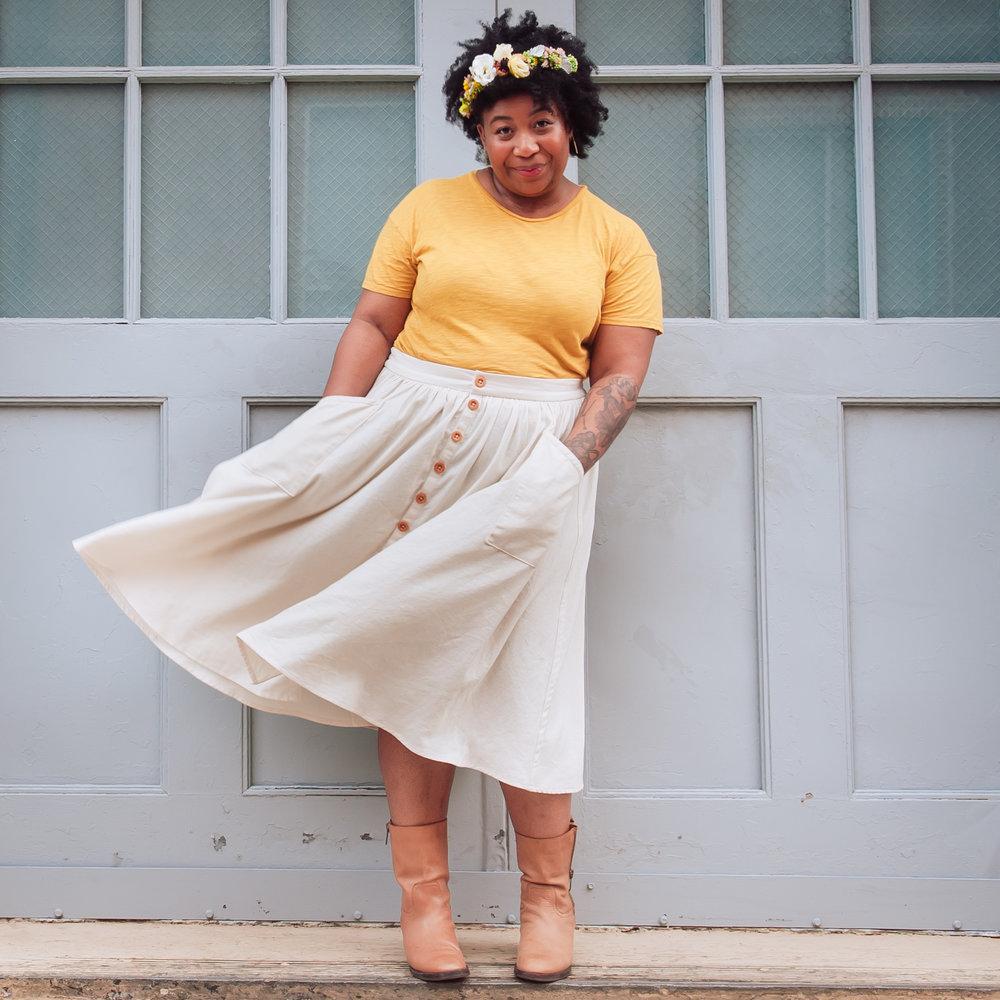 Sew Liberated-Estuary Skirt Pattern-sewing pattern-gather here online