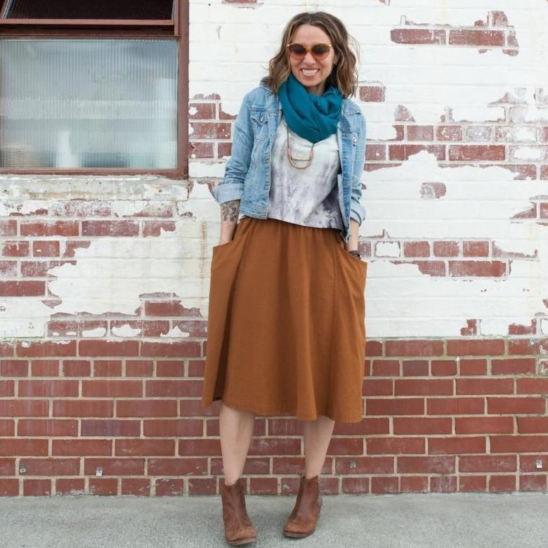 Sew Liberated-Gypsum Skirt Pattern-sewing pattern-gather here online