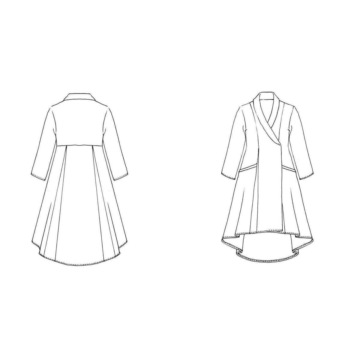Sew Liberated-Lichen Duster Pattern-sewing pattern-gather here online