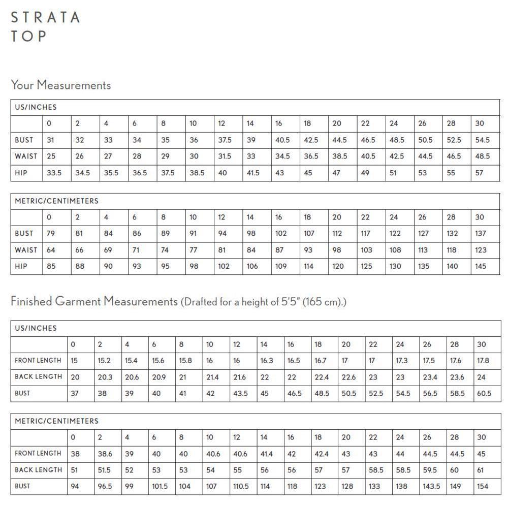 Sew Liberated-Strata Top Pattern-sewing pattern-gather here online