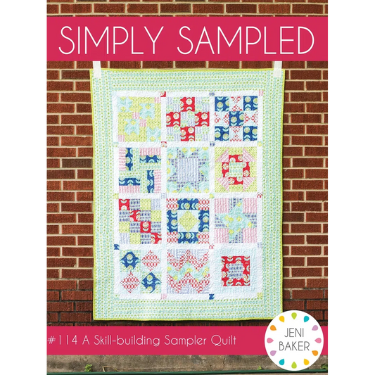 In Color Order - Jeni Baker-Simply Sampled Quilt Pattern-quilting pattern-gather here online