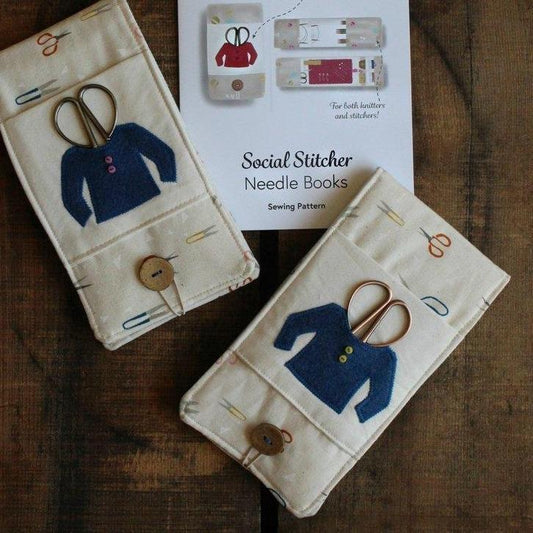 Sometimes Sewing-Social Stitcher Needle Books Pattern-sewing pattern-gather here online