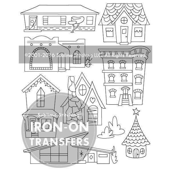 Sublime Stitching - Dream Homes - Sublime Stitching Embroidery Pattern Transfers - Default - gatherhereonline.sbs
