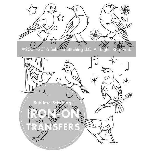 Sublime Stitching - Song Birds - Embroidery Pattern Transfers - Default - gatherhereonline.sbs
