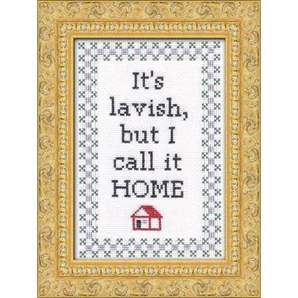 Subversive Cross Stitch - It’s Lavish Cross Stitch Kit - - gatherhereonline.sbs