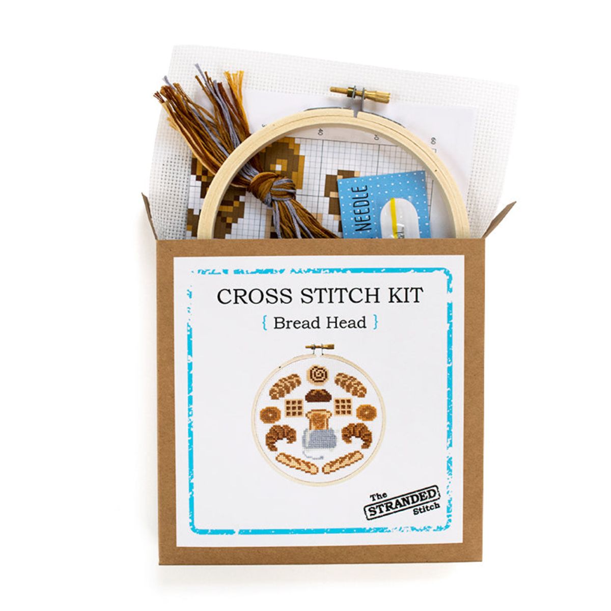 The Stranded Stitch-Bread Head DIY Cross Stitch kit-xstitch kit-gather here online