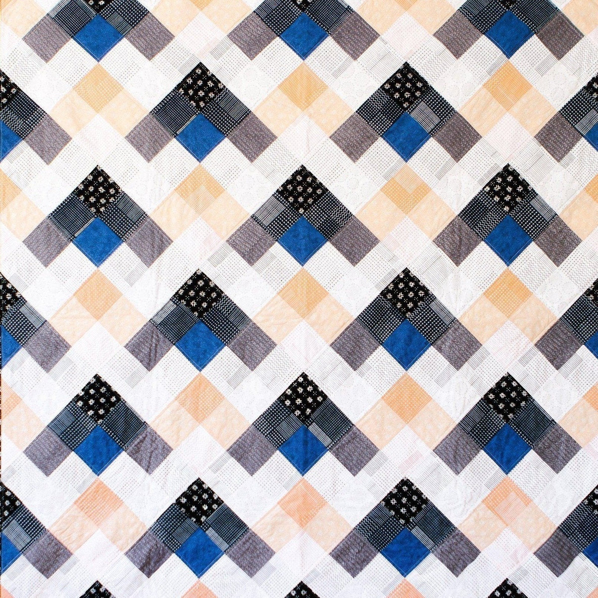 Then Came June-Seeing Double Quilt Pattern-quilting pattern-gather here online