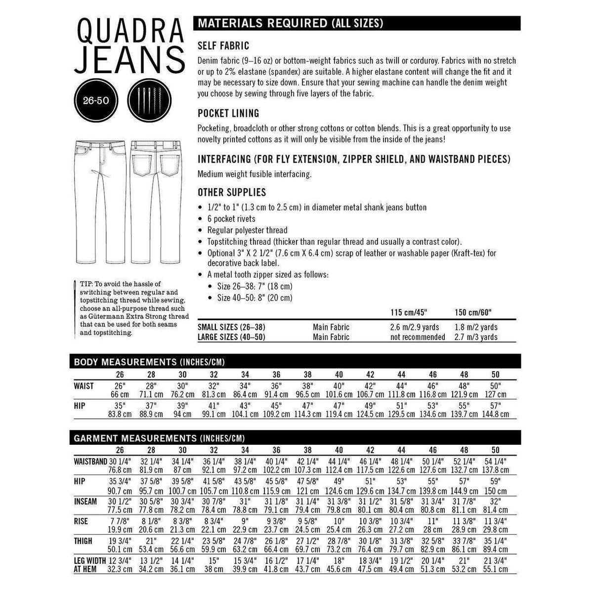 Thread Theory - Quadra Jeans - - gatherhereonline.sbs