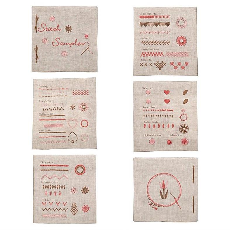 Tulip Company-Embroidery Sampler Book - Pink-embroidery kit-gather here online
