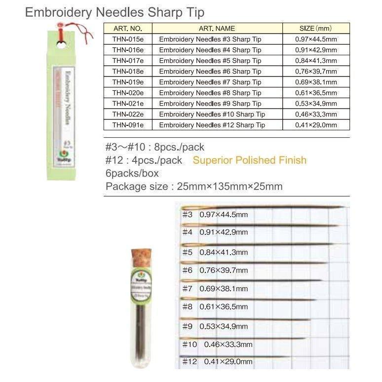 Tulip Company - Embroidery/Crewel Needles - - gatherhereonline.sbs