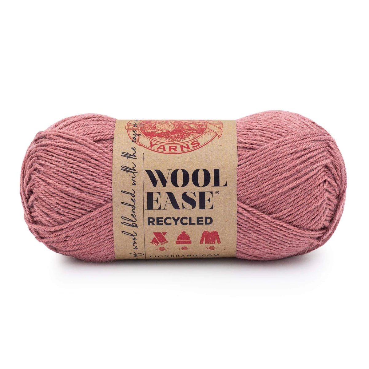Lion Brand Yarns-Wool-Ease Recycled-yarn-Terracotta-gather here online