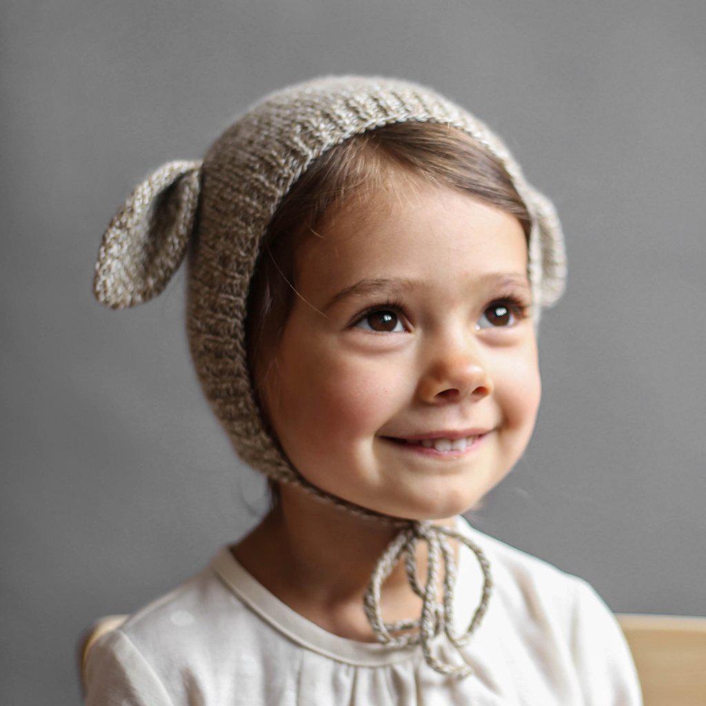 Wiksten-Baby + Child Animal Bonnet Knitting Pattern-knitting pattern- children’s-gather here online