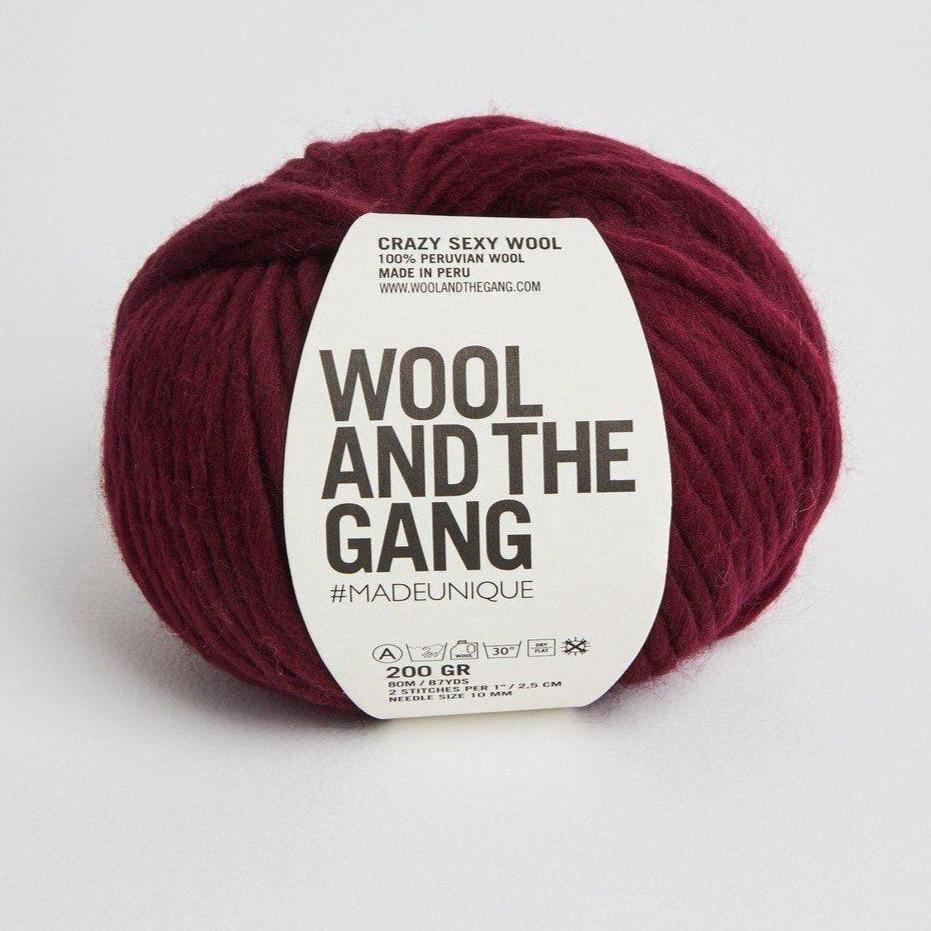 Wool and the Gang - Crazy Sexy Wool - Margaux Red - gatherhereonline.sbs
