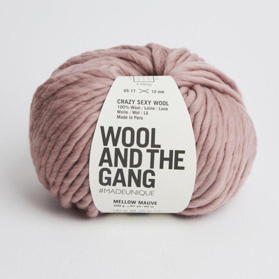 Wool and the Gang - Crazy Sexy Wool - Mellow Mauve - gatherhereonline.sbs