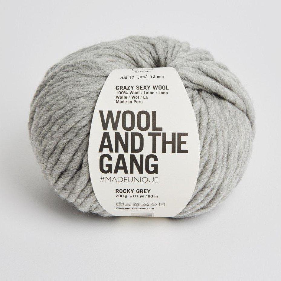 Wool and the Gang - Crazy Sexy Wool - Rocky Grey - gatherhereonline.sbs