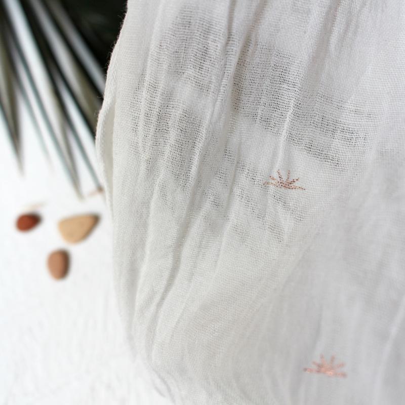 Atelier Brunette - Sunset Off White on Cotton Crepe - - gatherhereonline.sbs