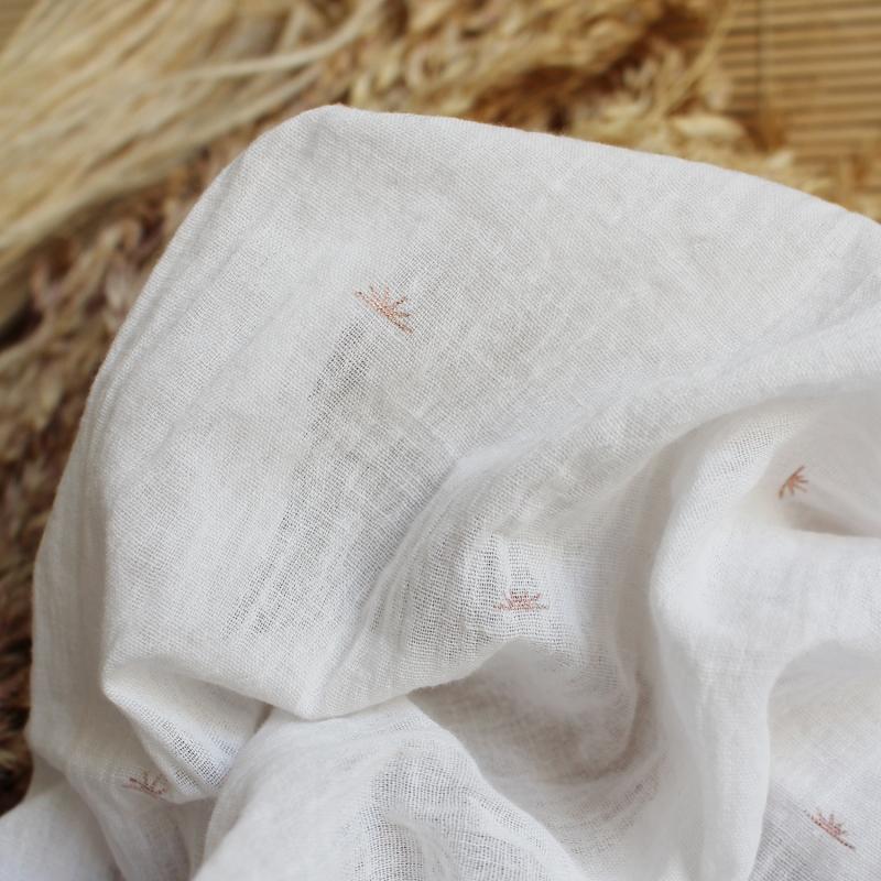 Atelier Brunette - Sunset Off White on Cotton Crepe - - gatherhereonline.sbs