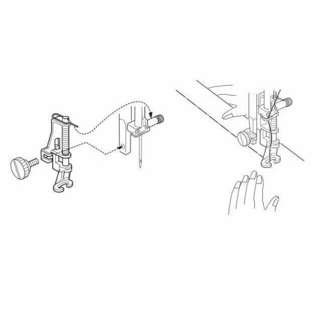 Bernette-b70/b79 DECO Hopper embroidery foot-sewing machine feet-gather here online